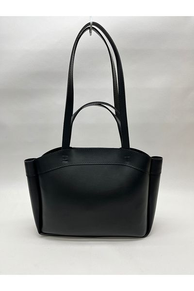 TAYMİR Women's Double Handle Suede Cub Zippered Tote Bag