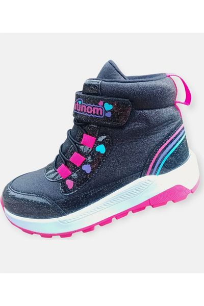 Tutınom Tutinom Girl Winter Αντιολισθητική Σόλα Αδιάβροχη Velcro Μποτάκια