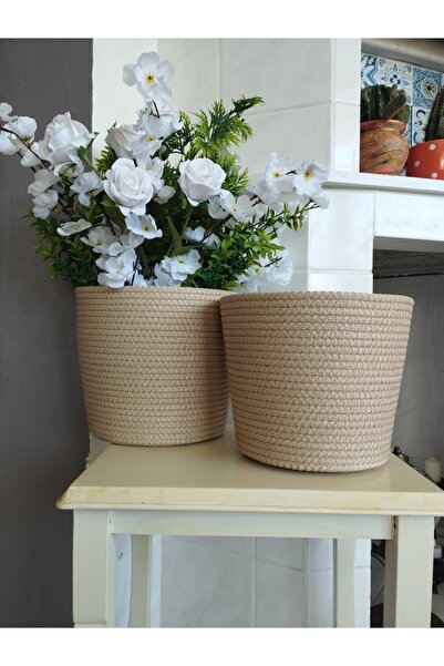 bayram taşcıoğlu home desing 2 Adet Saksılık Düzenleyici Hediyelik Sepet Saks...