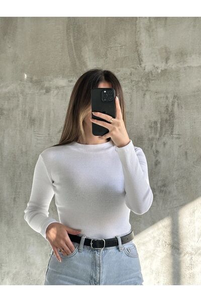 BNK Shop Βασική μπλούζα με μακρυμάνικο γιακά