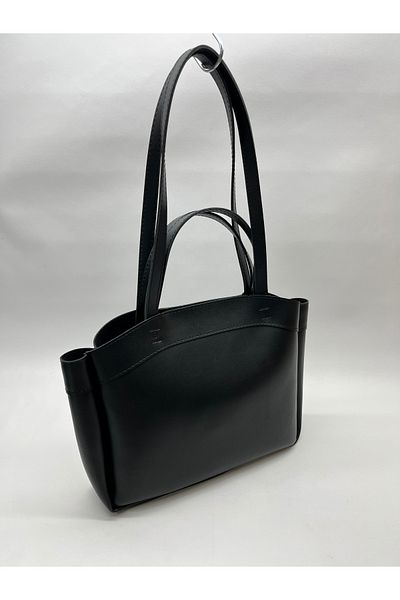 TAYMİR Women's Double Handle Suede Cub Zippered Tote Bag