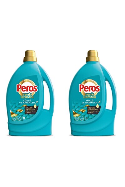 Peros Renk Uzmanı Yünlü Ve Narinler Kolejan Serum Etkisi İle Kumaş Koruma & Bakım 3 Lt 2 Adet.