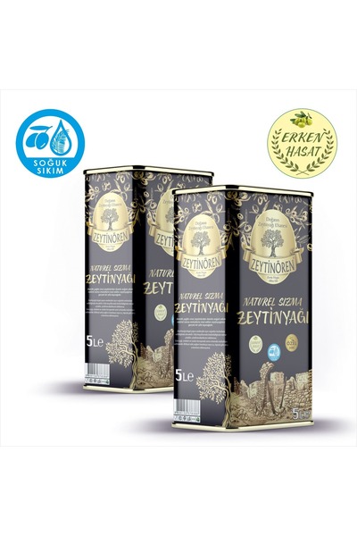 Zeytinören 10 Lt Natürel Sızma Soğuk Sıkım Sızma Zeytinyağı
