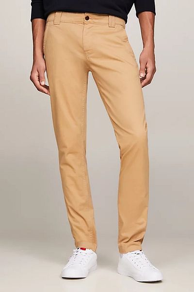 Tommy Hilfiger Tjm Scanton Khaki Slim Chino Men's Pants