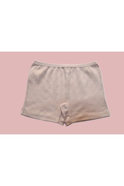 Şenay Boxer με μοτίβο καρδιάς για κορίτσι - 100% βαμβάκι, οικονομική συσκευασία των 6