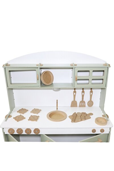 HOBBY HOUSE Büyük Boyalı Mutfak 9 Parça Servis Seti Hediyeli Büyük Mutfak 02