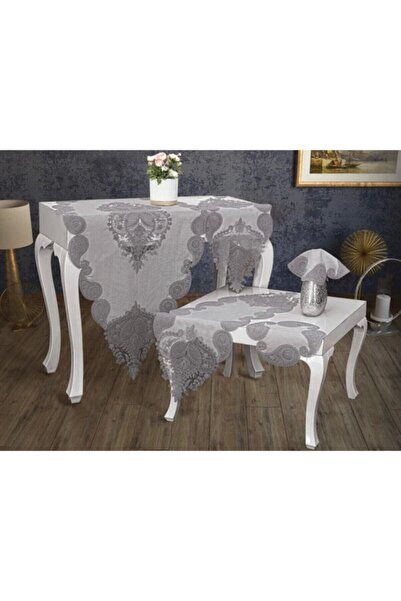 bursa çeyiz Luxury Lily Linen 5 Piece Living Room Set