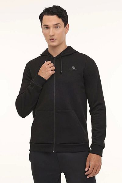 lumberjack 101889372   Lumberjack MB SN05 FZ HOD 4PR - Top de trening pentru bărbați negru