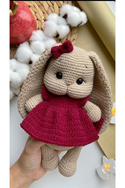 esmanın diyarı Amigurumi tavşan kız marrone
