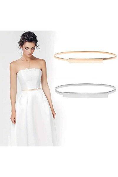 Beyna Curea de metal elastică, elegantă, placată cu aur