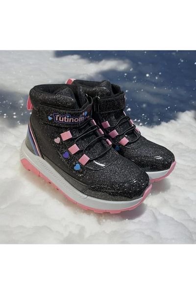 Tutınom Tutinom Girl Winter Αντιολισθητική Σόλα Αδιάβροχη Velcro Μποτάκια