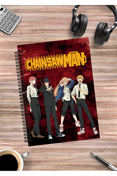 Home دفتر ملاحظات حلزوني من Chainsawman