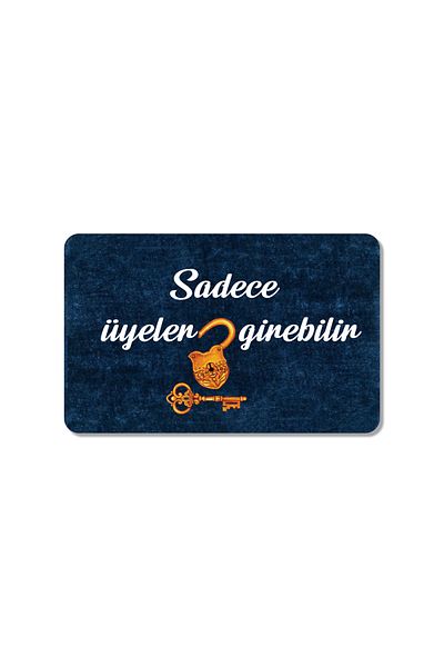 M&H Quality Welcome Written Flower Patterned Digital Door Mat - Washable Door Mat