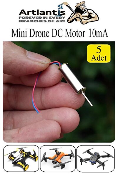 Artlantis Drone Motoru Yüksek Hızlı 5 Adet Çekirdeksiz Dc Dron Motoru Güçlü D...