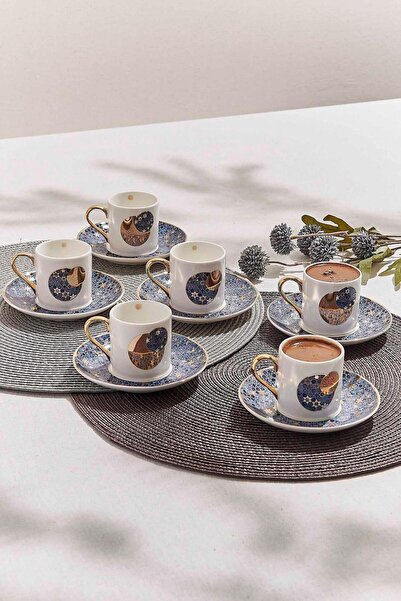 Paşabahçe Selçuklu Yıldızı Kahve Seti 6'lı