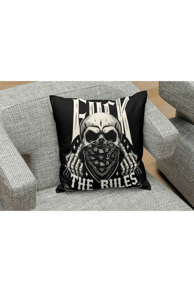 owl bag F....K Reguli- nu la reguli :) husă de pernă pătrată cu model