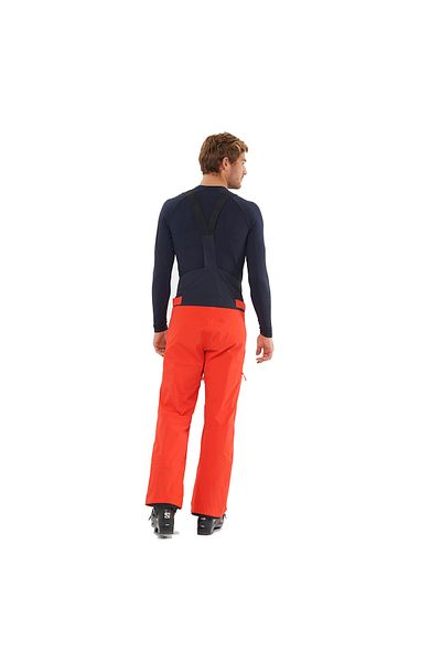 Salomon Brilliant Suspenders Men's Ski Pants - Red