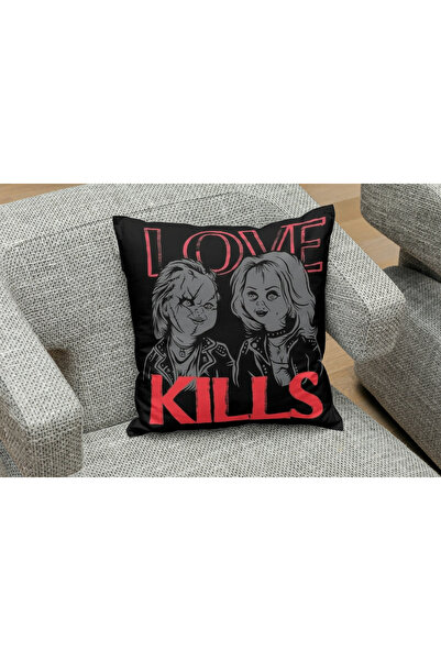 owl bag Chucky and tifany - husă de pernă pătrată cu model love kill