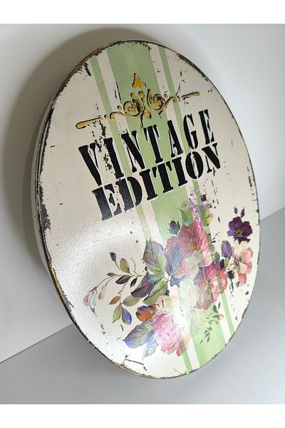 IremTasarimAtolyesi Vintage Design Wall Decoration Wooden Board