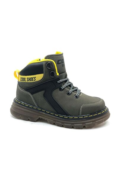 KCMN Cool Cane Ortopedik Kaymaz Taban Unisex Çocuk Bot HAKİ