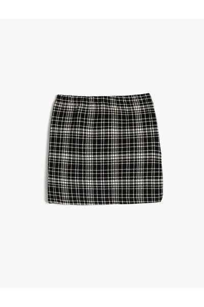 Koton Fusta mini cu talie elastică, slim fit