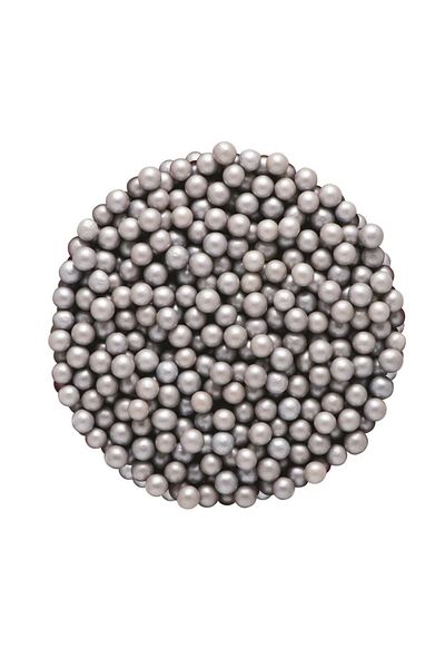 Dr. Gusto 4 mm Beads 100 Gr Silver
