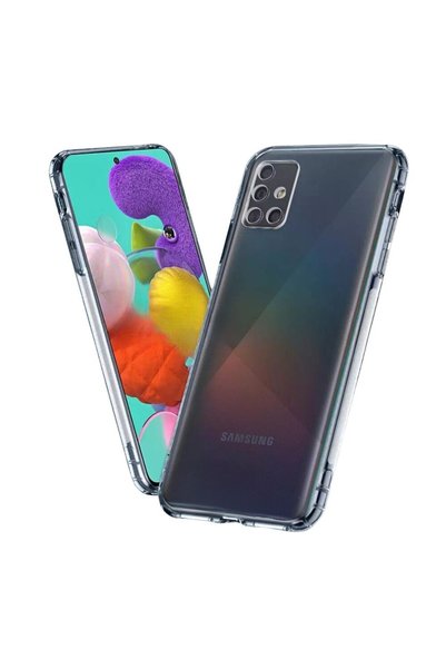 HANPORIUM Samsung Galaxy A51 Compatible Transparent Silicone Case - Flexible ...