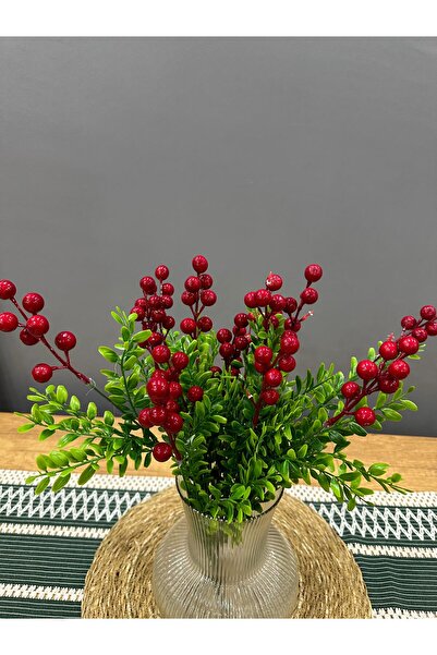 ZENCHES kokina çiçeği 2 demet 14 dal yapay çiçek yılbaşı süsü şans bitkisi