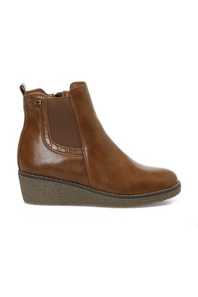 Polaris 607 Wedge Heeled Zippered Women's Boots