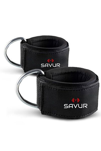 SAVUR Professional Ankle Strap - Ayak Bileği Kayışları, Fitness Ayak Bilekliğ...