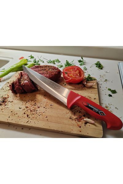 KB SOLİNGEN Slg 2mm No:4 Red Butcher(Et) Knife