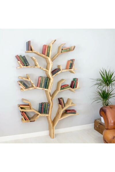 Genel Markalar Ahşap Ağaç Kitaplık