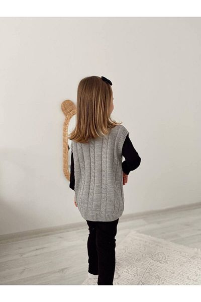 imoop design Kids Buttoned Knitwear Vest