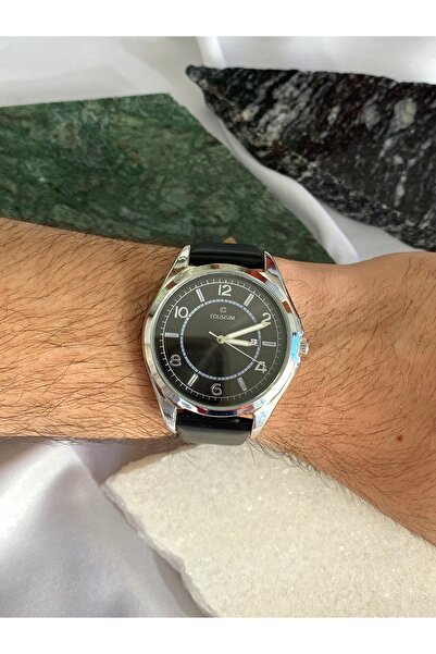 Coliseum Round Black Men's Wristwatch