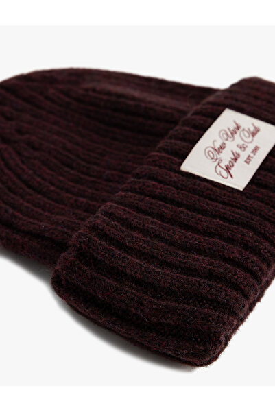 Koton Claret Red Women's Beret 5Wak50003Aa