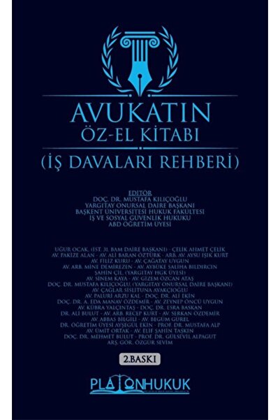 Genel Markalar Avukatın Öz-El Kitabı İş Davaları Rehberi 2. Baskı