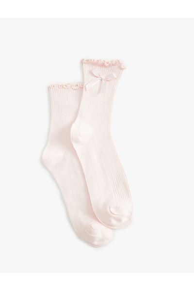 Koton Bow Detailed Socket Socks