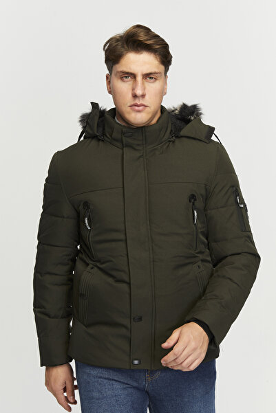 Pointback 5650 Haki Rüzgar Geçirmez Su İticili Mont