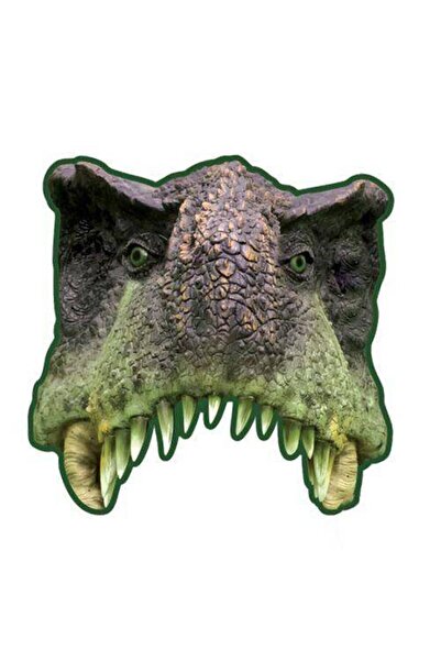 Parti Dükkanım Jurassic Dinozor Kağıt Maske 6 Adet