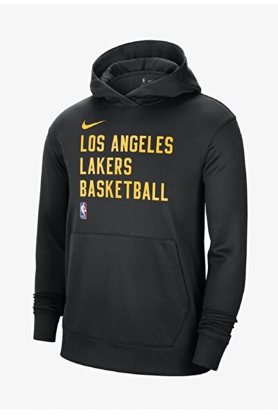 Nike NBA LA Lakers Sptlight Pullover Erkek Siyah Hoodie