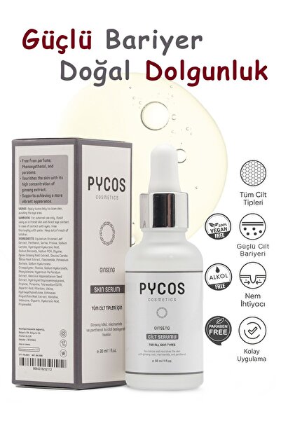 PYCOS COSMETICS Cilt Yenilenmesine Ve Tazelenmesine Yardımcı Yoğun Ginseng Ba...