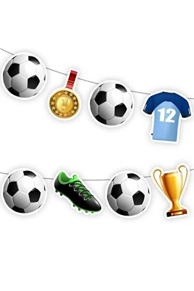 Parti Dükkanım Futbol Temalı Dekoratif Banner 150x17 cm