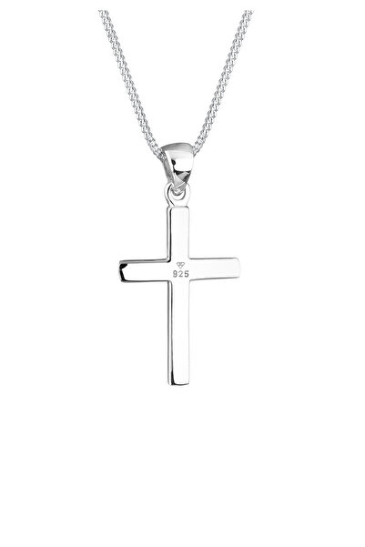 ELLI Náhrdelník Dámský kříž Symbol Basic ze stříbra 925