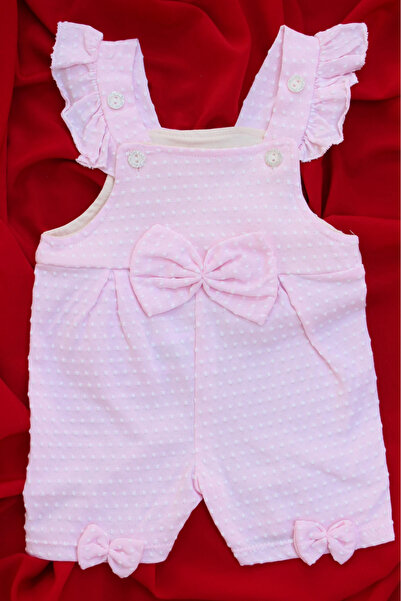 Bebeloji Baby Yazlık Kız Bebek Salopet Tulum Kız Bebek Yazlık Tulum
