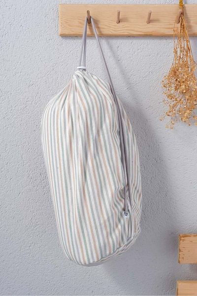 Romans Green Blanket with Pompom 150X200 cm with Special Bag