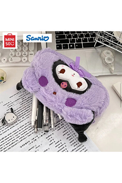 Generic Brand Sanrio Kawaii - Labubu Plush Pen Holder and Makeup Bag Kuromi Cinnamoroll My Melody Hello Kitty