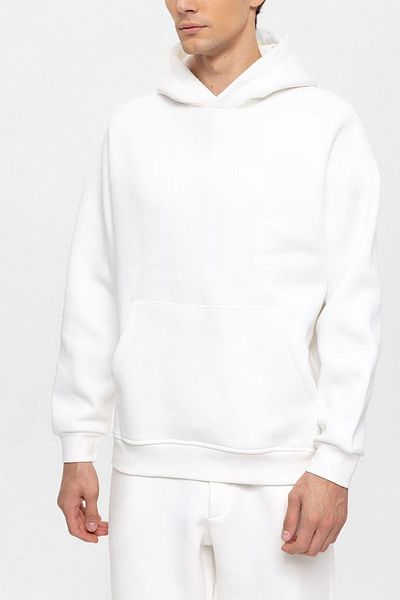 ruNadeS Men's Oversize Hooded Kangaroo Pocket Sweatshirt - Basic Hoodie