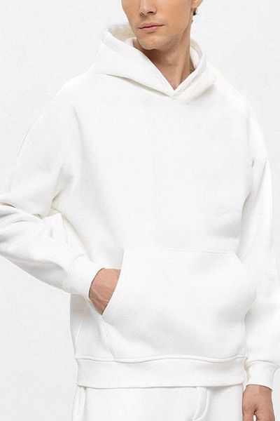 ruNadeS Men's Oversize Hooded Kangaroo Pocket Sweatshirt - Basic Hoodie