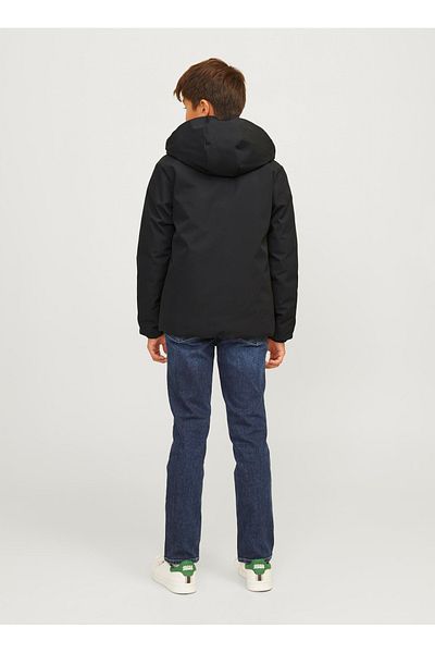 Jack & Jones Palton negru pentru bărbați 12263276