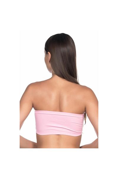 Narnuga Mi̇raxx Pink Mi Emay 4002 Soft Strapless Bustier